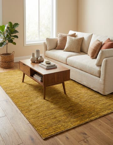 3' 11 x 5' 10 Hand Knotted Modern Ziegler Oriental Rug