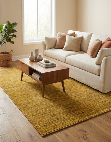3' 11 x 5' 10 Hand Knotted Modern Ziegler Oriental Rug