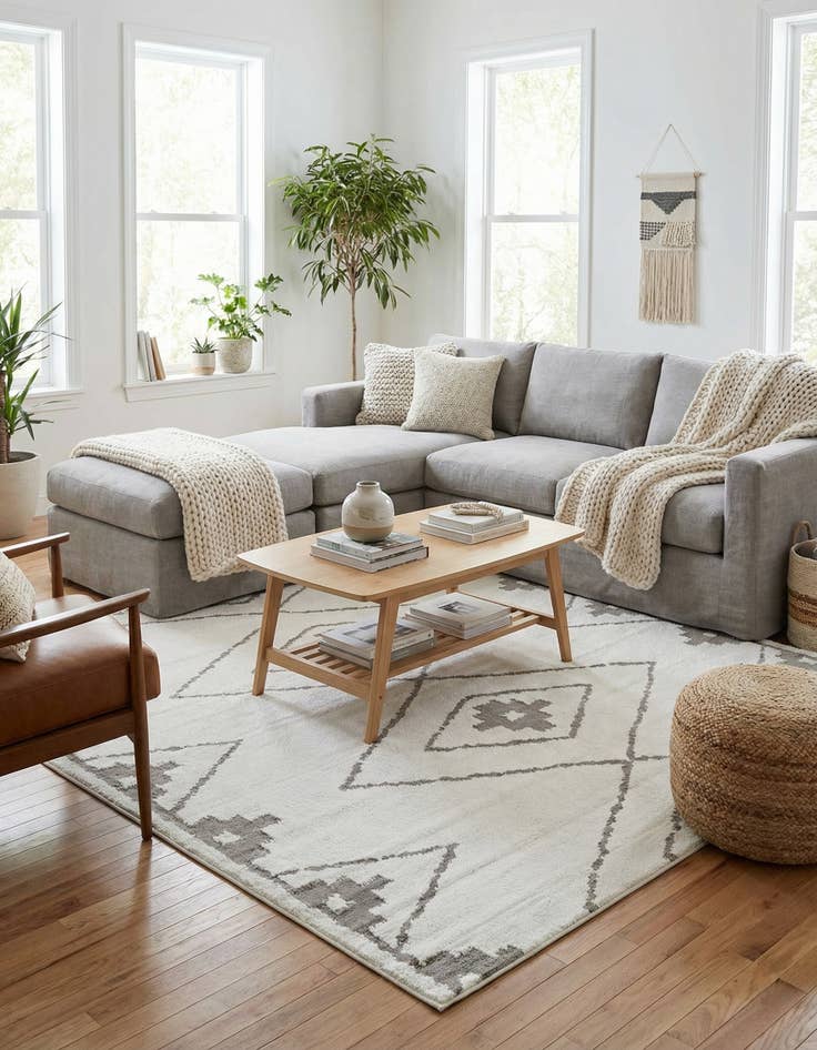 Detail image of 10' x 10' Oslo Square Rug