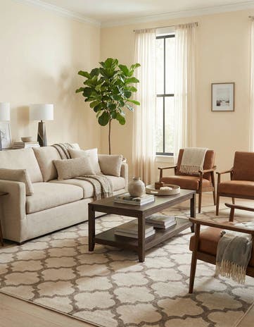 10' x 10' Lattice Square Rug