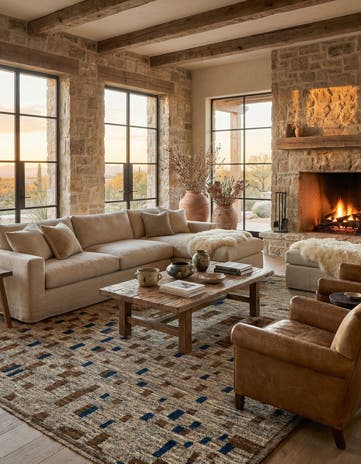10' x 14' 4 Hand Knotted Beni Marok Rug