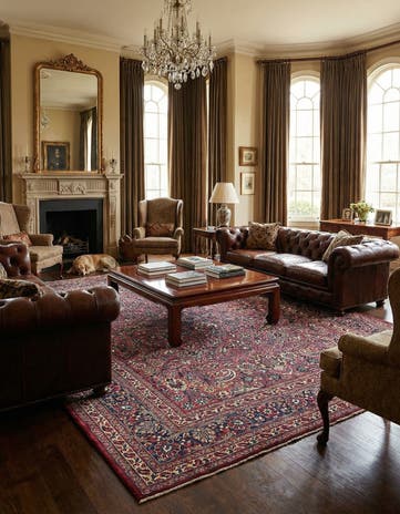 8' 10 x 11' Hand Knotted Mashad Persian Wool Rug