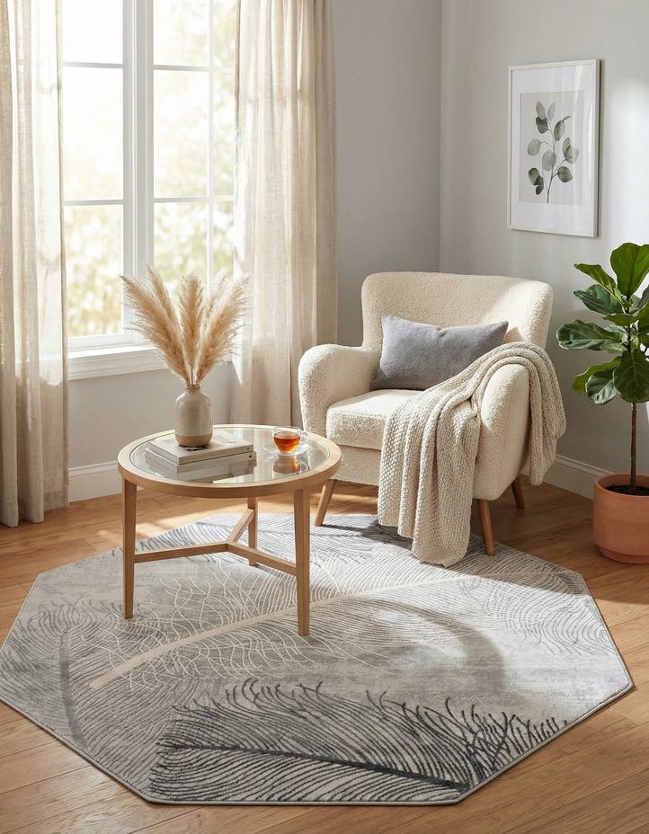 5' 3 x 5' 3 Finsbury Octagon Rug