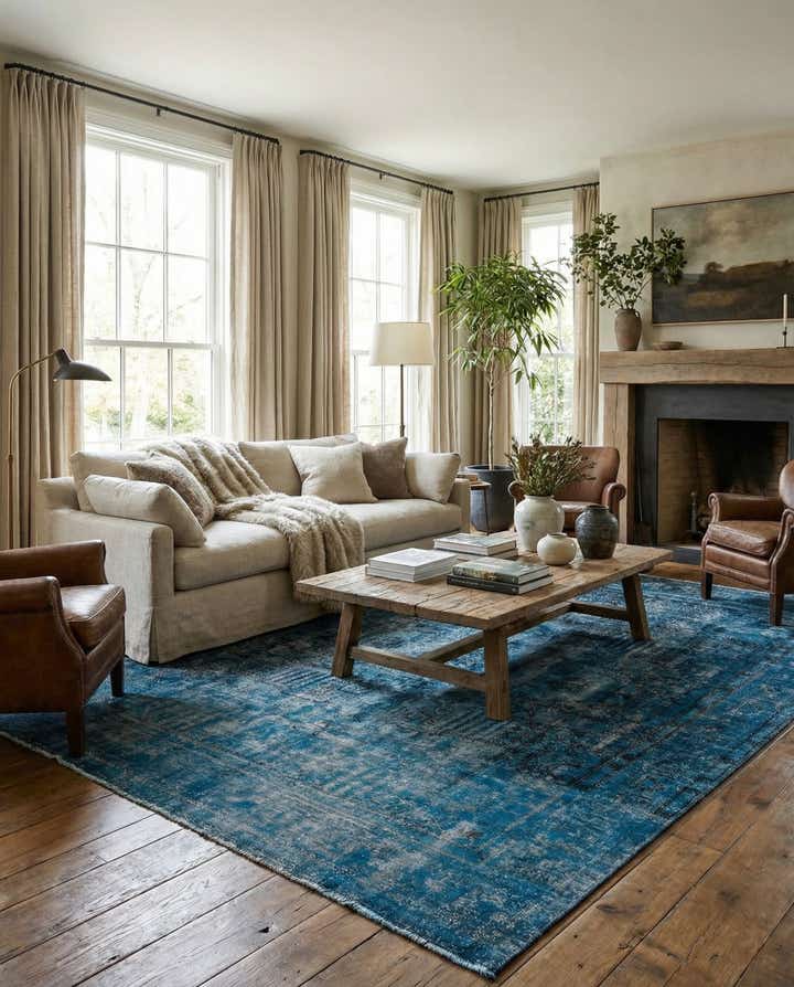 9' 7 x 12' 6 Hand Knotted Ultra Vintage Persian Wool Rug