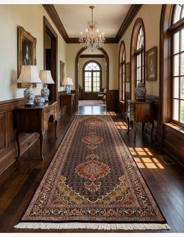 2' 7 x 10' 2 Tabriz Mahi Wool Runner Rug