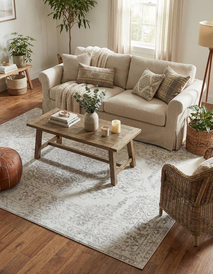 Detail image of 5' 3 x 8' Oxford Rug