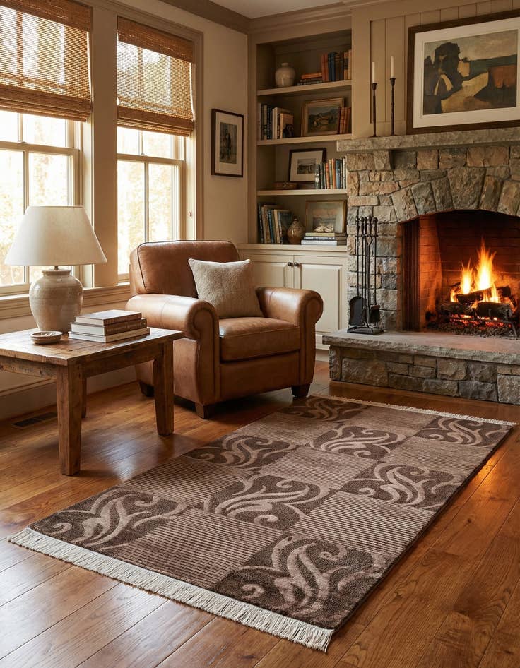 Detail image of  2' 8 x 5' 6  Hand Knotted Darya Wool Rug