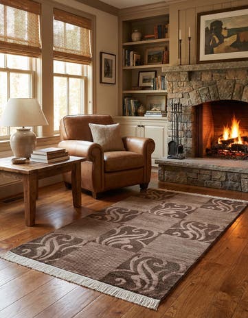 2' 8 x 5' 6 Hand Knotted Darya Wool Rug
