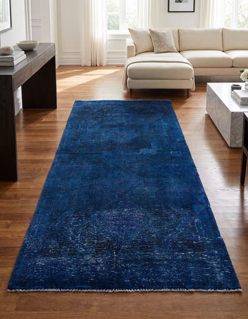 4' 4 x 8' 5 Hand Knotted Ultra Vintage Persian Wool Rug