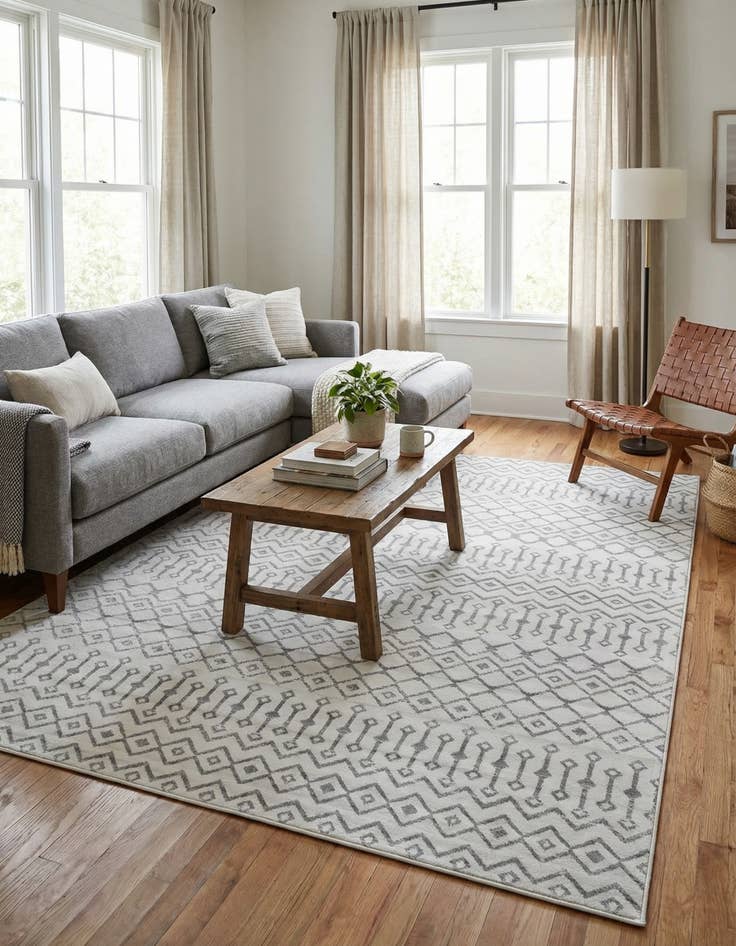 Detail image of  9' x 12' Kasbah Trellis Rug