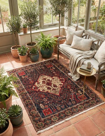 4' 5 x 6' 4 Afshar Rug