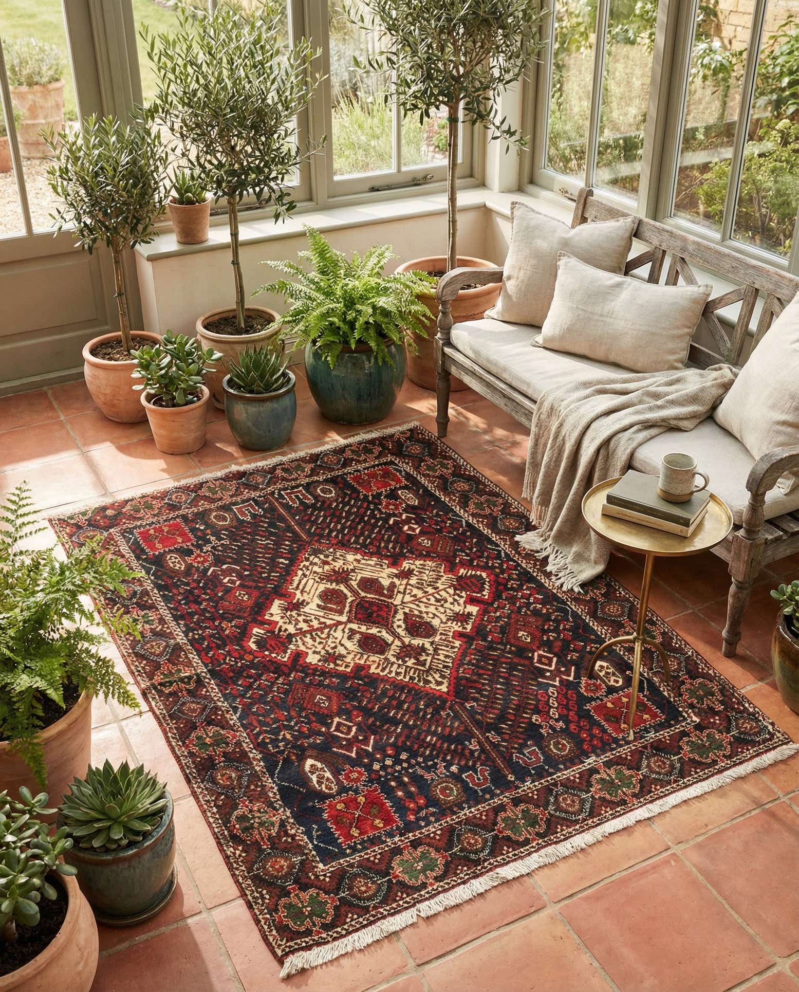 4' 5 x 6' 4 Afshar Rug