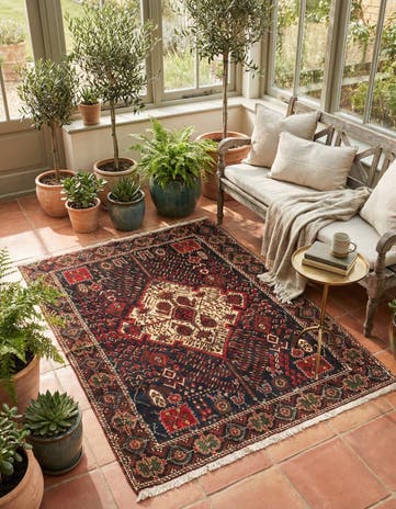 4' 5 x 6' 4 Afshar Rug