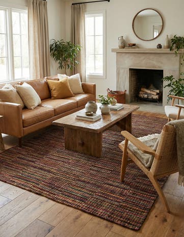 5' 7 x 7' 10 Hand Knotted Darya Wool Rug