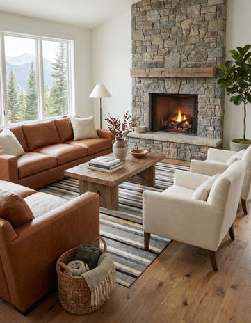 5' x 8' Cowhide Rug
