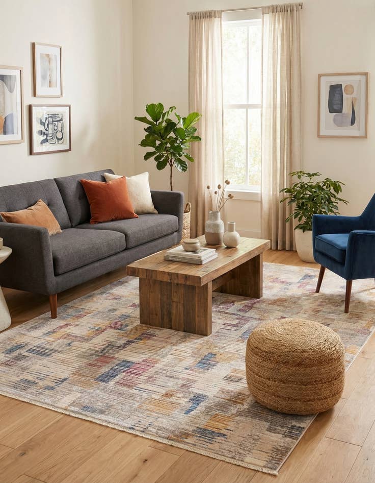 Detail image of 5' 3 x 7' 9 Deepa Rug