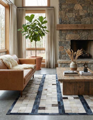 5' 1 x 7' 11 Cowhide - Patchwork Rug