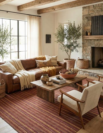 7' 4 x 7' 5 Harssin Kilim Square Rug
