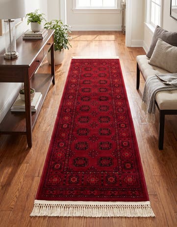 2' x 6' 1 Bokhara Runner Rug