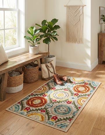 2' x 3' Easy-Clean Casablanca Indoor / Outdoor Rug