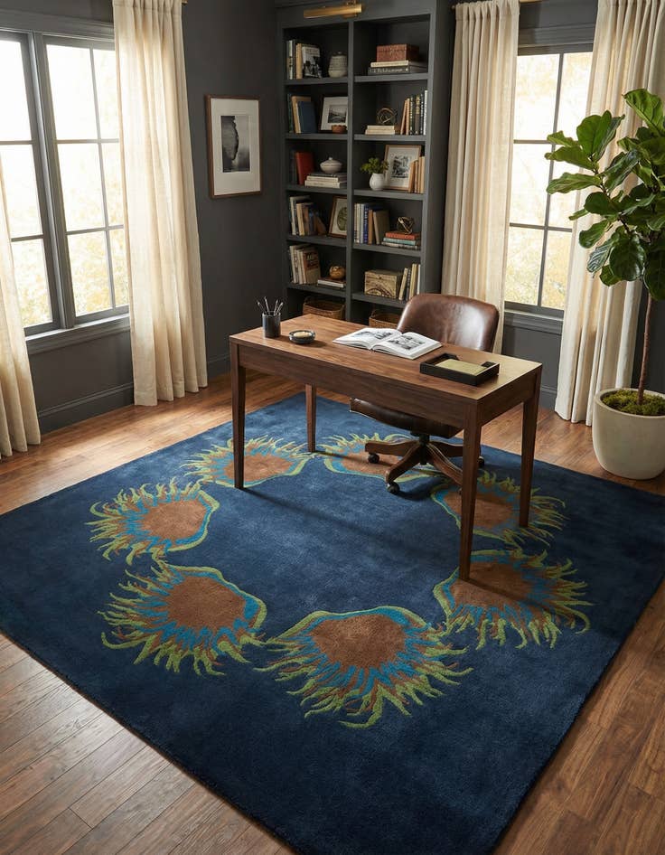 Detail image of 7' 7 x 7' 7 Luna Square Rug