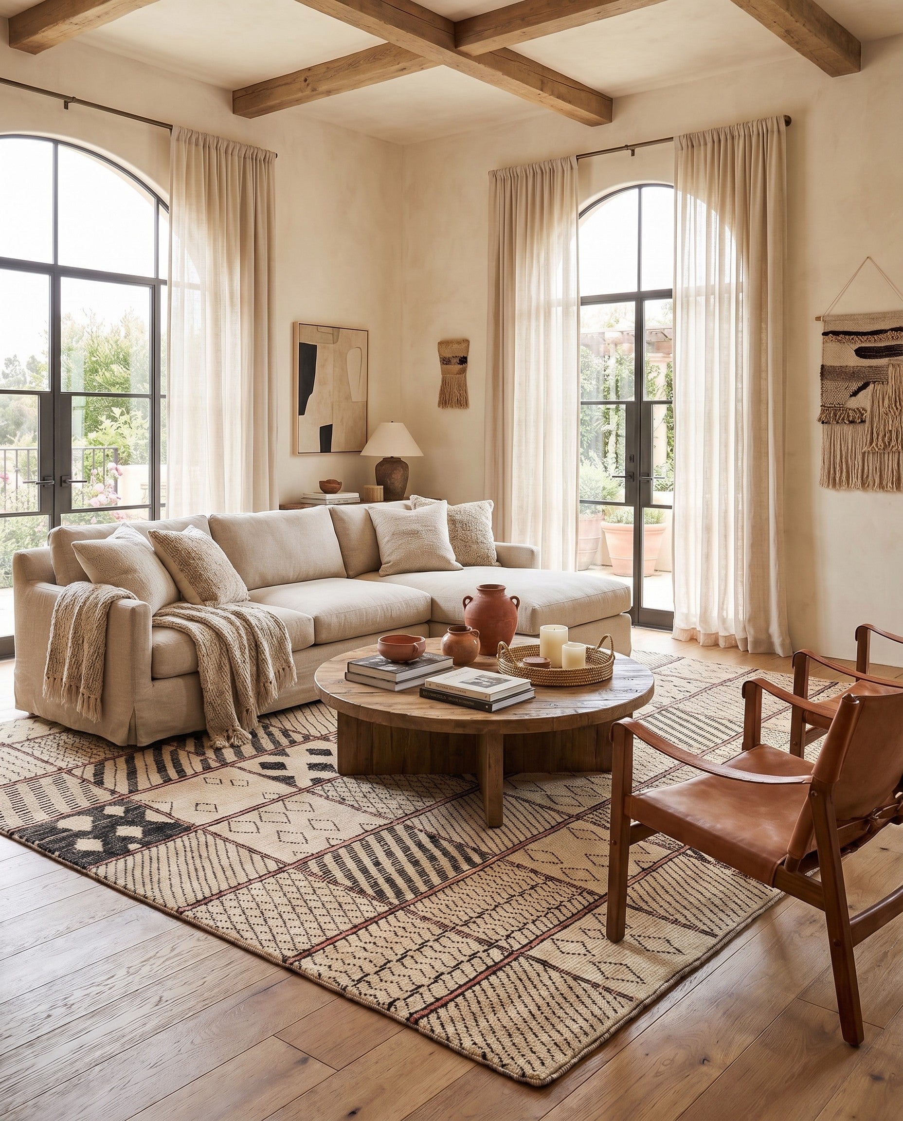 11' 3 x 15' 8 Hand Knotted Moroccan Wool Rug