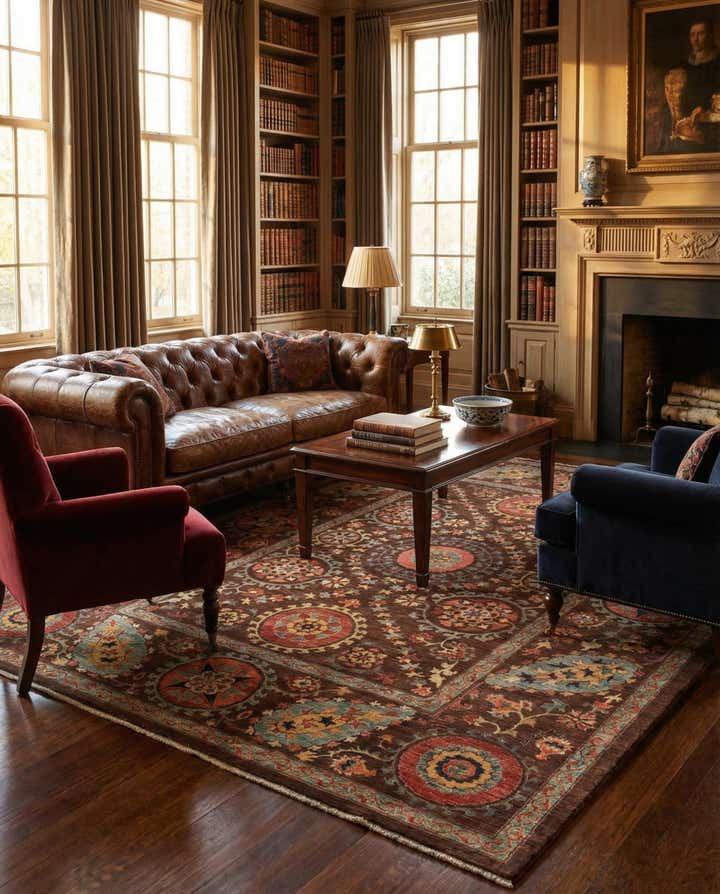 6' 9 x 8' 9 Hand Knotted Ariana Ziegler Oriental Rug