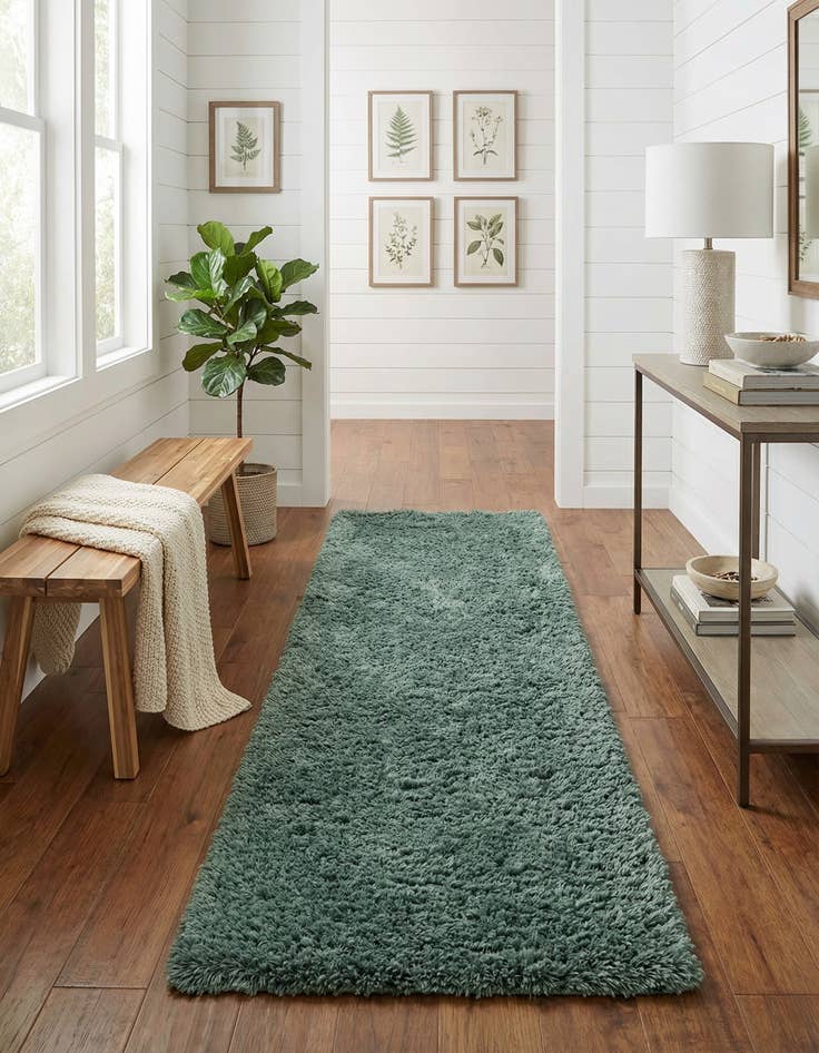 Detail image of  2' 7 x 10' Infinity Shag Runner Rug