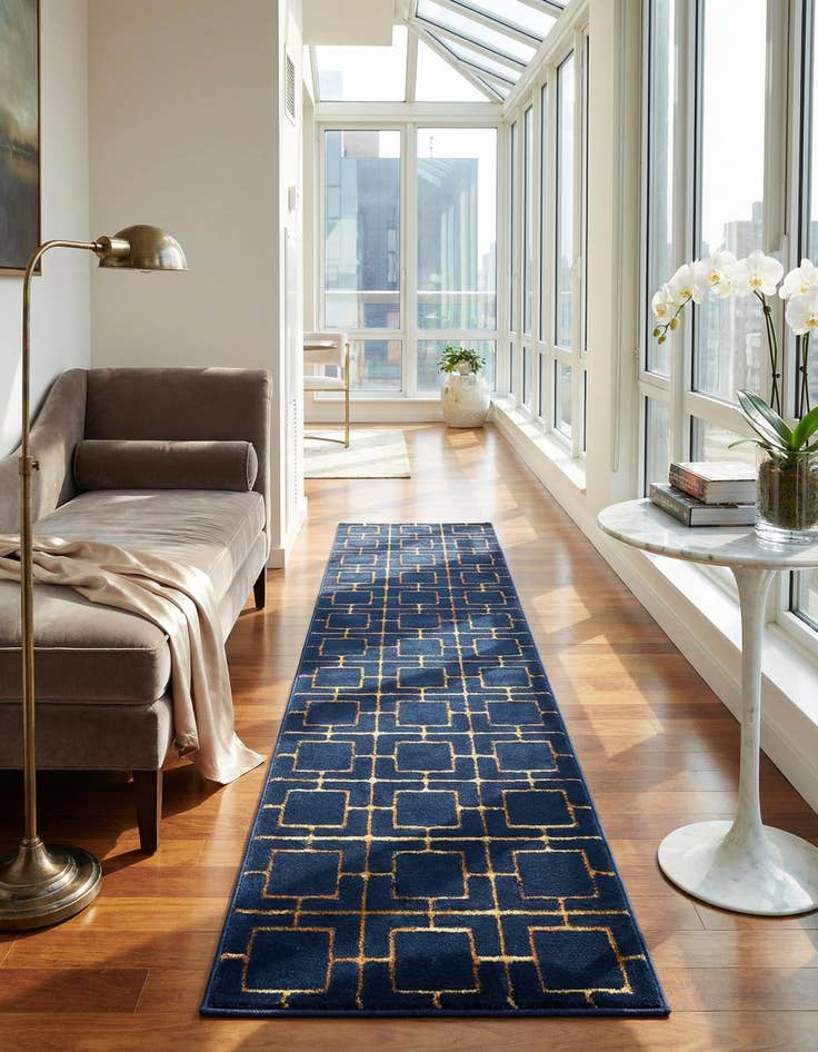 Detail image of 2' x 10'  Marilyn Monroe™ Glam Deco Runner Rug