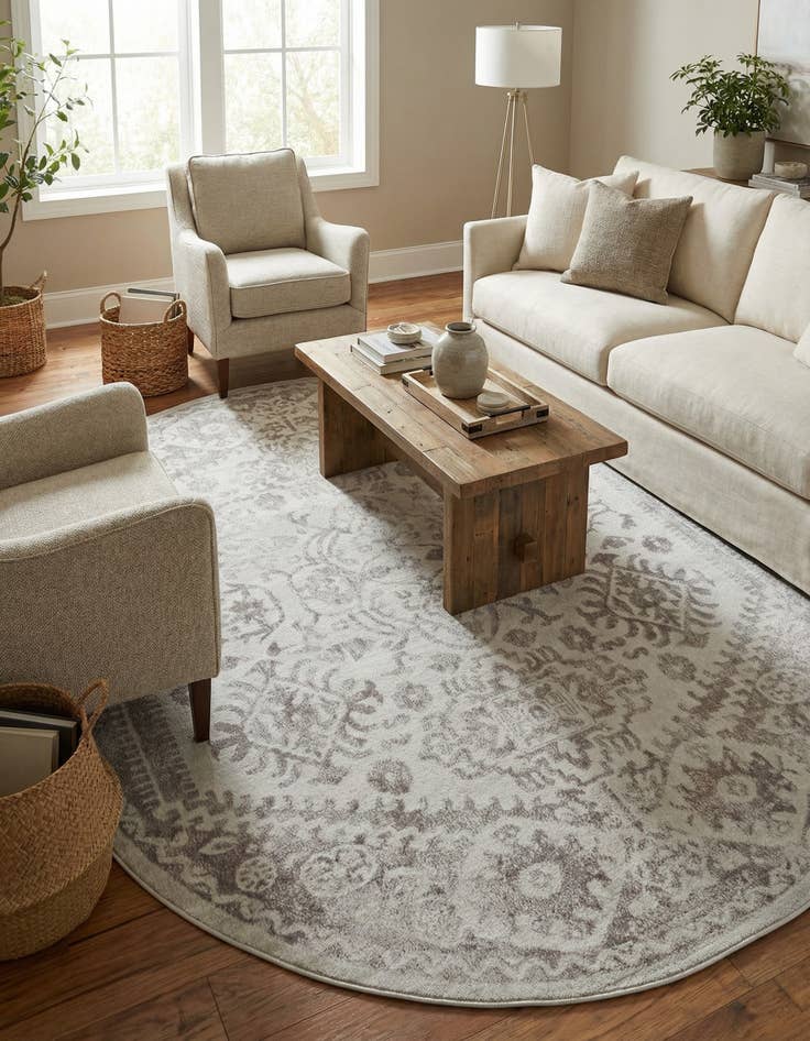 Detail image of 8' x 10' Oxford Oval Rug