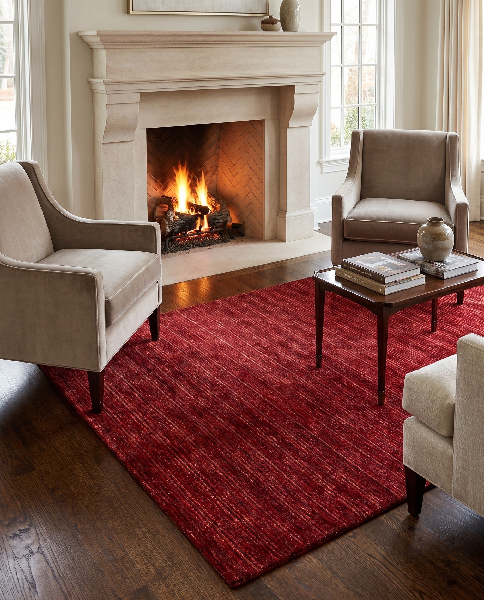 4' 6 x 6' 8 Juma Wool Rug