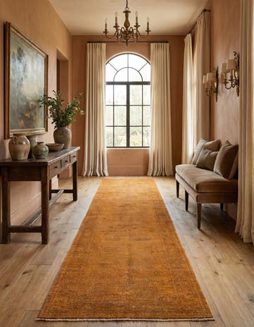 2' 5 x 9' 10 Hand Knotted Peshawar Ziegler Runner Rug
