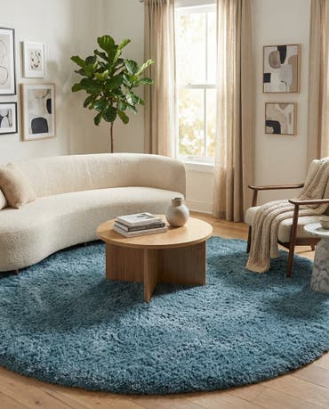  8' x 8' Infinity Shag Round Rug