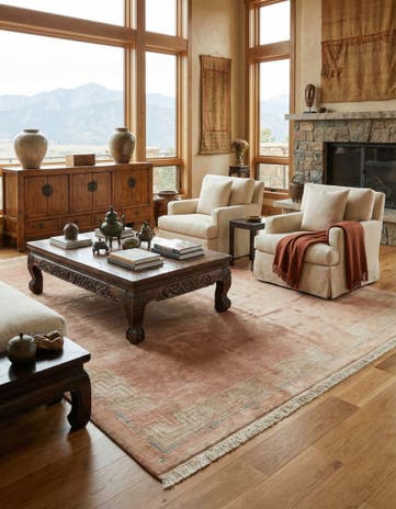 9' 10 x 13' 1 Hand Knotted Tibet Wool Rug