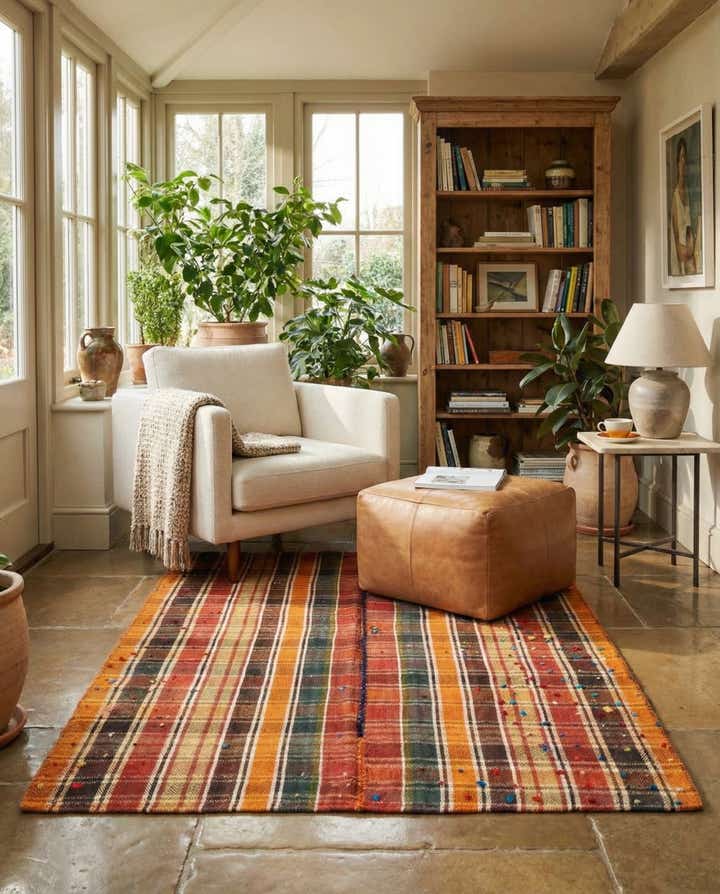 4' 9 x 5' 10 Jajim Rug