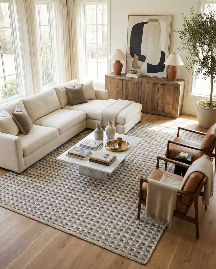 9' 5 x 12' 5 Hand Knotted Moroccan Wool Rug