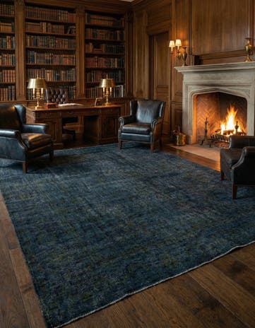 9' 4 x 11' 3 Hand Knotted Ultra Vintage Persian Wool Rug