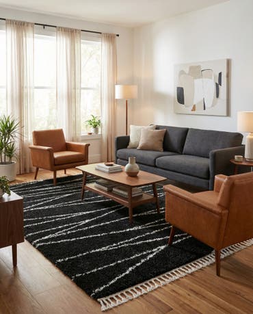  9' x 12' Serenity Shag Rug