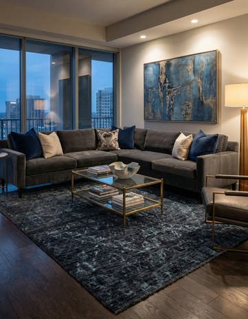 5' 10 x 8' 5 Hand Knotted Darya Wool Rug