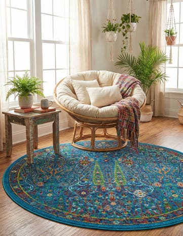 5' 3 x 5' 3 Calypso Round Rug