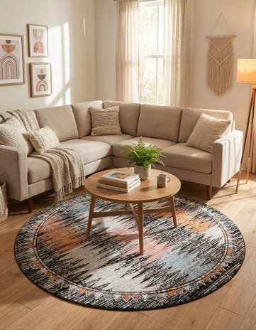 7' x 7' Aramis Round Rug