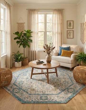 7' 10 x 7' 10 Lola Octagon Rug