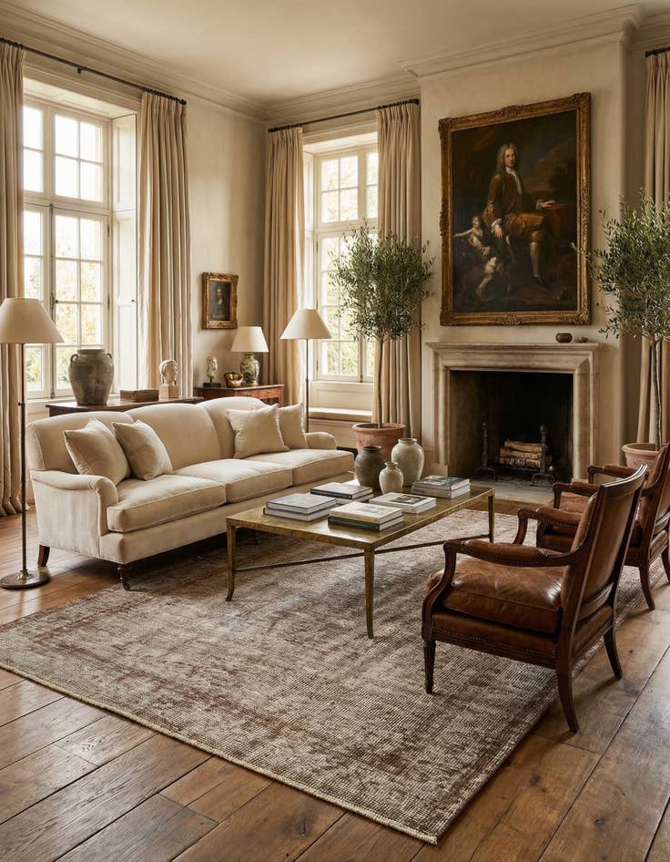 Detail image of 5' 4 x 8' 4 Vintage Royal Rug