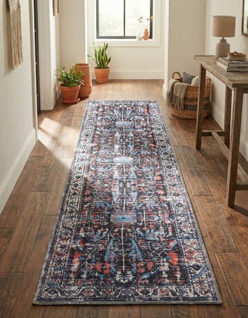 2' x 7' 10 Washable Mangata Runner Rug