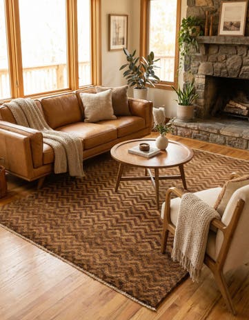 4' 7 x 6' 5 Hand Knotted Kashkuli Gabbeh Oriental Wool Rug