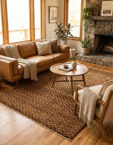 4' 7 x 6' 5 Hand Knotted Kashkuli Gabbeh Oriental Wool Rug
