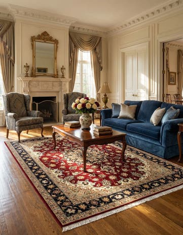 5' 1 x 6' 9 Tabriz Rug