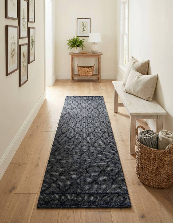 Detail image of  2' x 8'  Hand Woven Larsa Jute Runner Rug