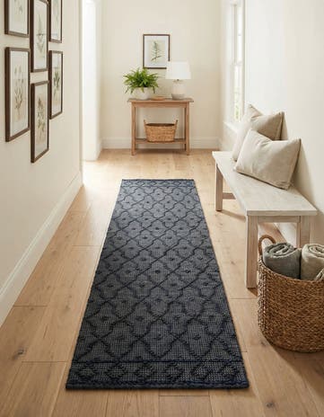 2' x 8' Hand Woven Larsa Jute Runner Rug