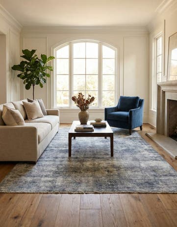5' x 6' 5 Hand Knotted Ultra Vintage Persian Wool Rug